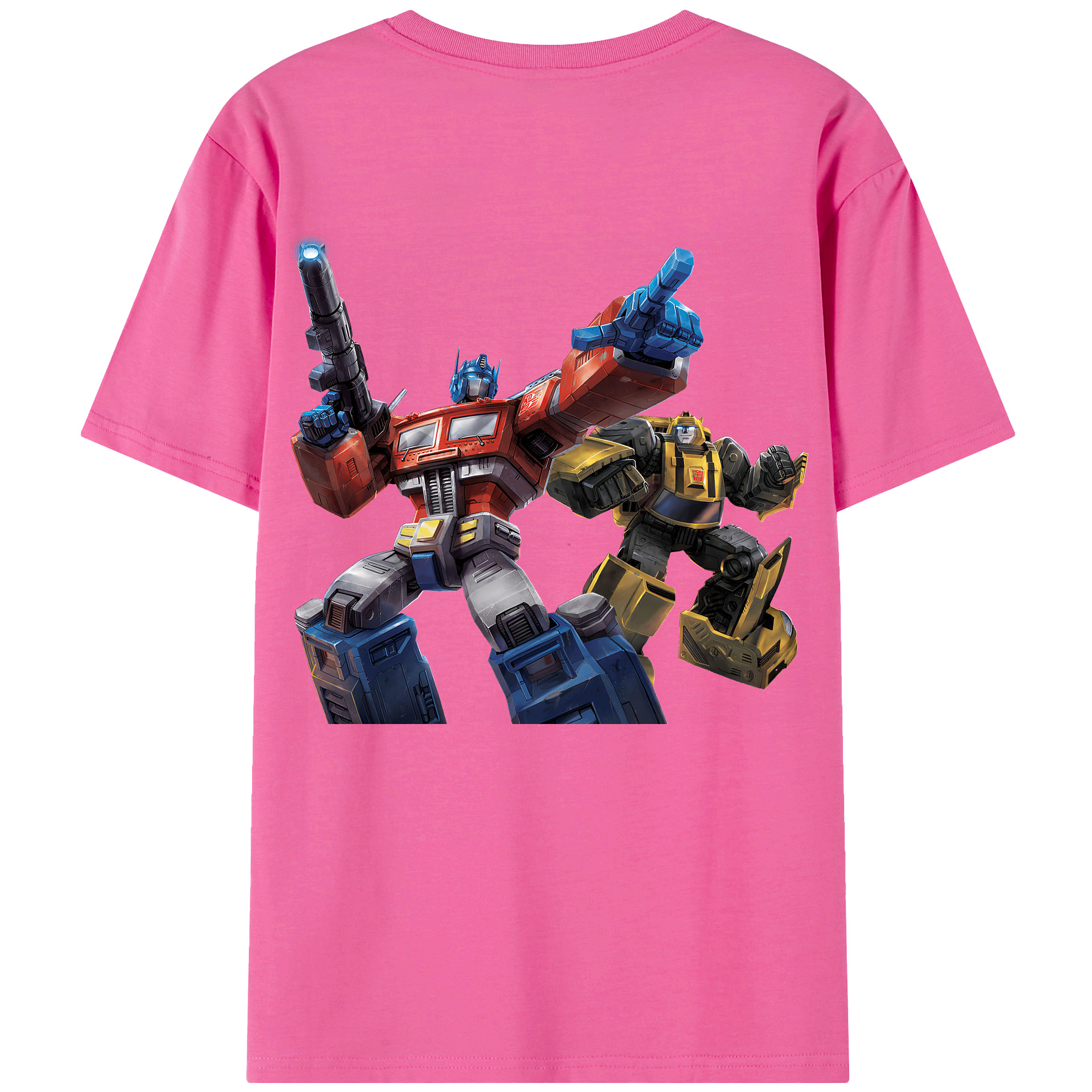 （画像用） Transformers トランスフォーマー レディース半袖Tシャツ(バックプリント)